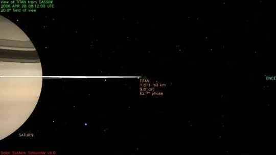 Titan at 08:12, wide field