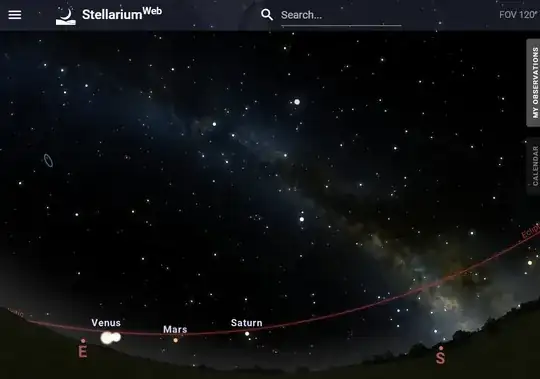 The sky at dawn 03/05/22