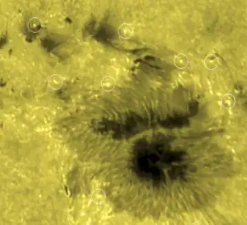 Ellerman bomb locations