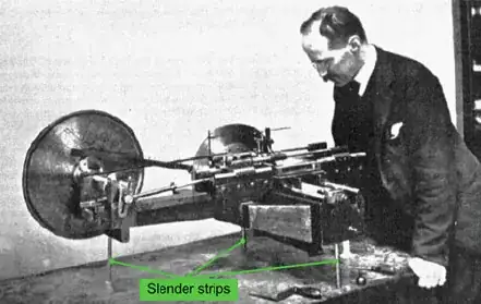 H. A. Rowland with his ruling engine for diffraction gratings (Jones 1988) 