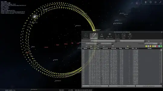 the analemma seen from Jupiter