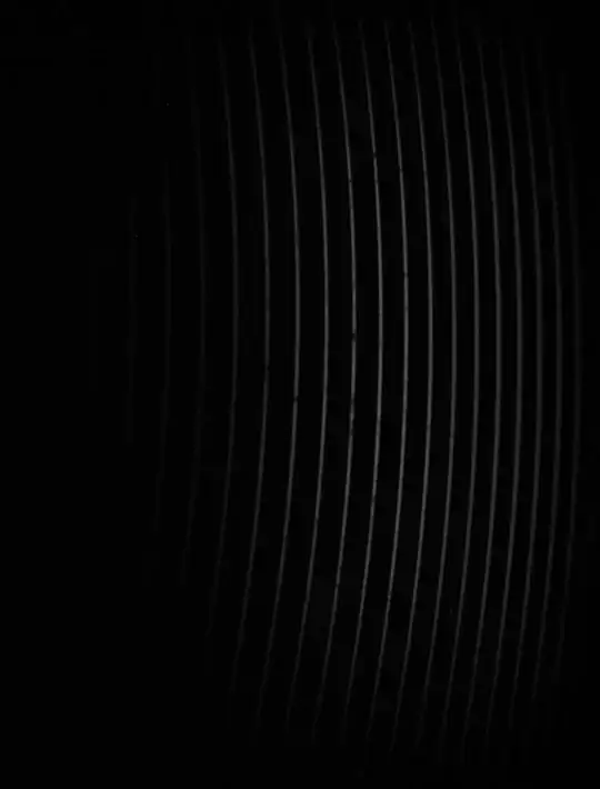 Moon echellogram grayscale