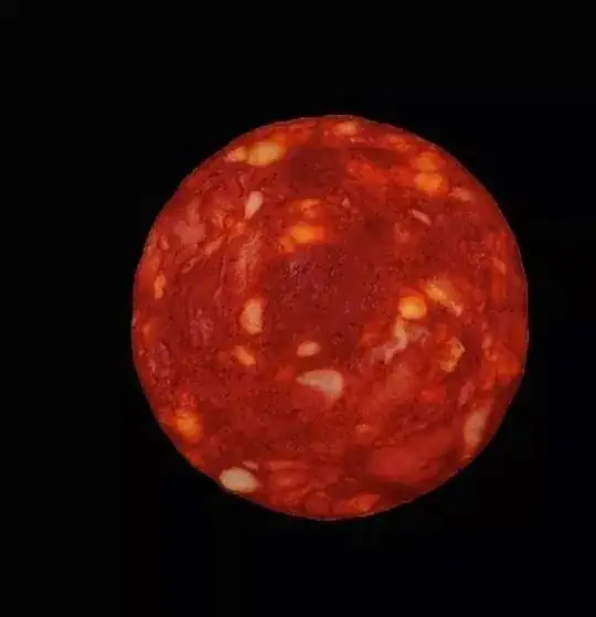 supposedly incredibly detailed image of the disk of Proxima Centauri attributed to the JWST tweeted by Etienne Klein