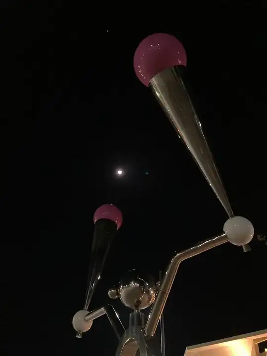 the Moon and Jupiter 2023-11-23 23:11 (UTC+08)