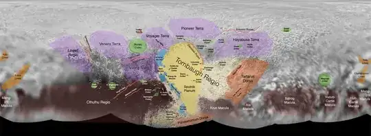 map of Charon