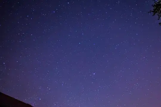 slow moving object over 20 minutes exposure