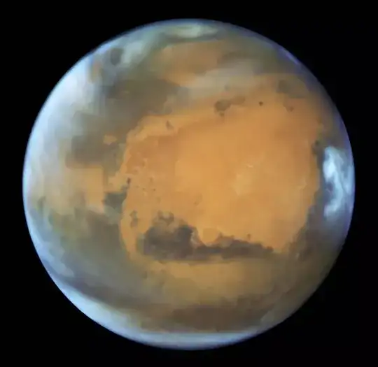 Mars, NASA/Hubble