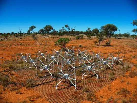 One of the tiles making up the 32T, a prototype instrument for the Murchison Widefield Array.