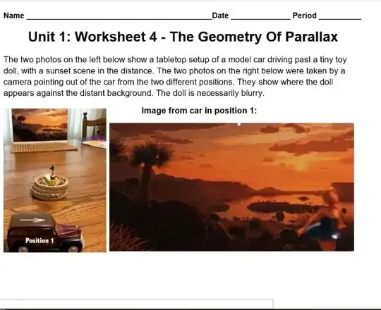 Geometry of Parallax 1