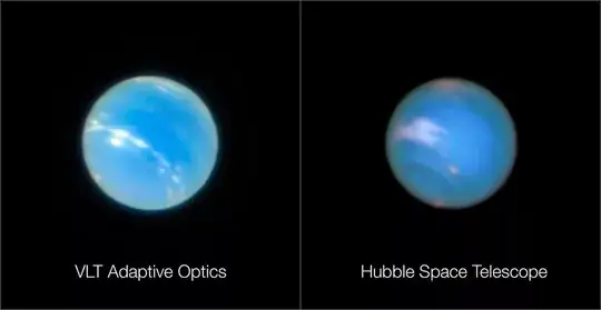 Neptune VLT new adaptive optics