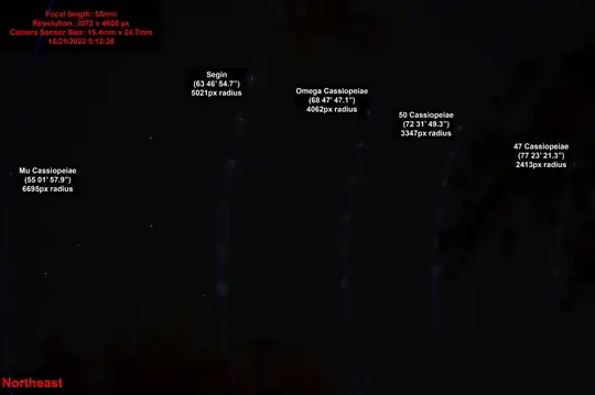 Cassiopeia Star Trail