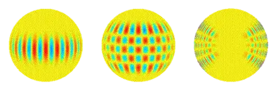 p mode waves on the Sun