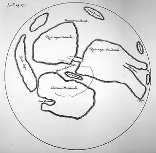 William Gilbert's map of the moon