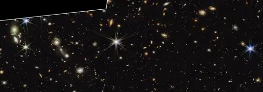 A close-up of the PEARLS North Ecliptic Pole field