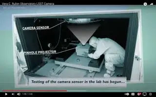 screenshot from Vera C. Rubin Observatory LSST Camera