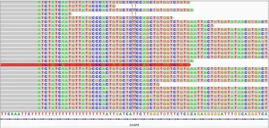 Fig.1 an example of soft-clipping sequences