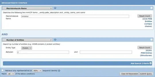 RCSB advanced search