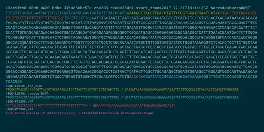 klk10 transcript (corrected read) from a nanopore cDNA sequencing run