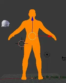 Shape of original human model
