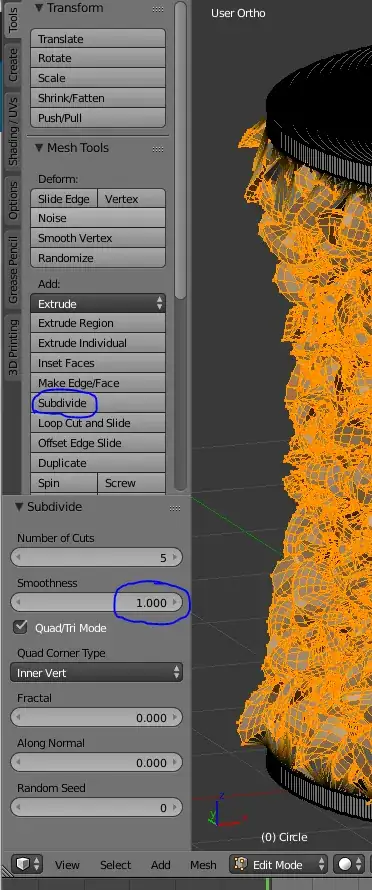 Bumps instead of spikes
