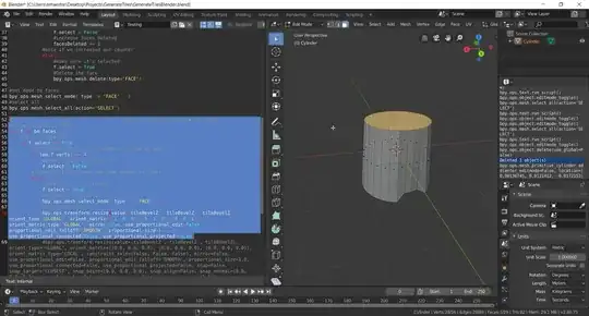 Scaling A Cylinder Face in Python