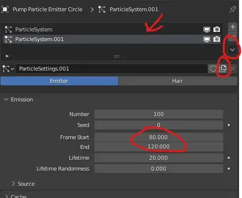 Particles System On/Off
