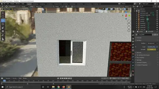 Original Outside Wall color.