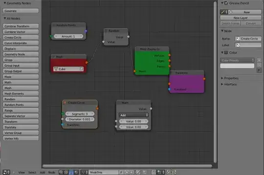 Geometry Nodes in Node Editor