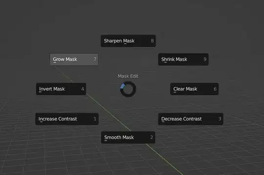 screenshot of blender UI
