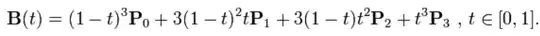 Bezier Curve formula