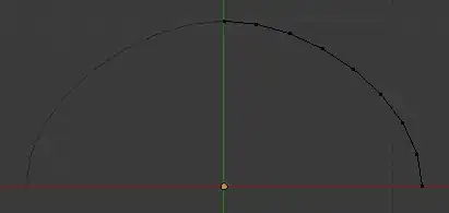 circle with mirror modifier