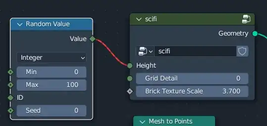 Error with random value node.