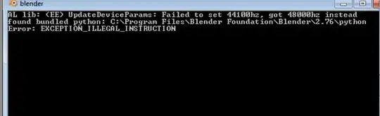 system console with error