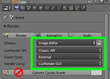 Blender Render tab when using Luxrender