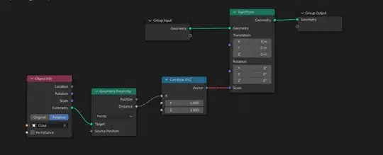 Scale an object with proximity to an other.