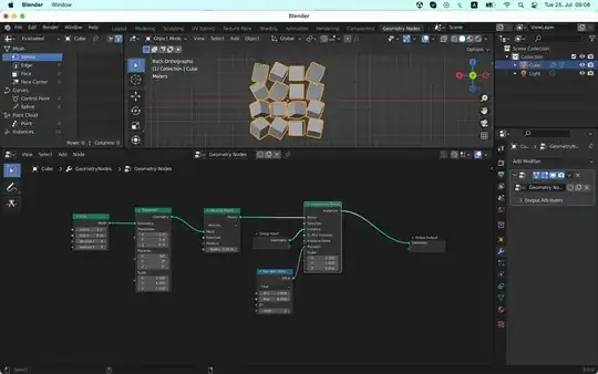 Second approach using a grid mesh