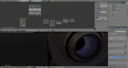 Here is a close-up of the object just inside the barrel of the gun.  You can see it is pitch black, but still emits light...