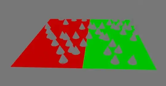 Particle system rendered with Object