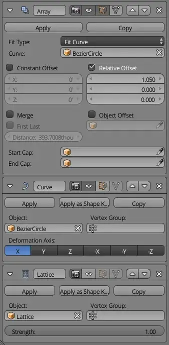 all modifiers on the board object