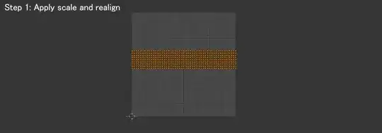 2. Apply scale and realign