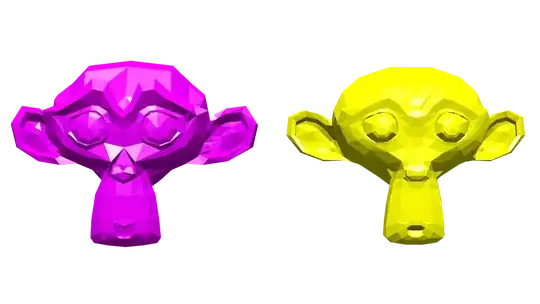 Two Suzanne meshes – which is the original?