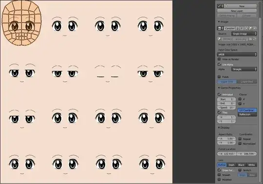 mesh with texture to animate