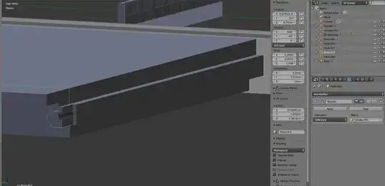 Here you can see me selecting my boolean modifier