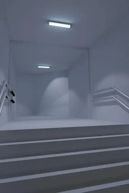 If you look on the left rails there is some weird black shading?