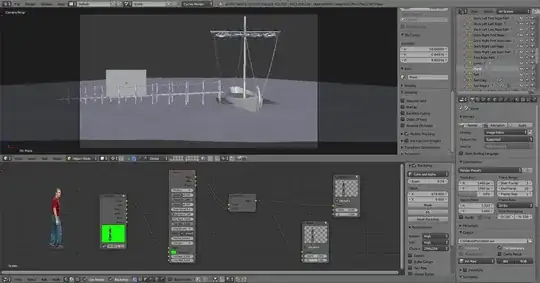 Blender green-screening video onto a plane screenshot