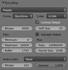 H.264 encoding for High Quality HD