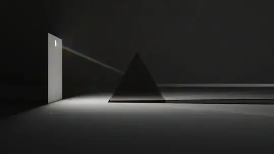 Denoised preview render