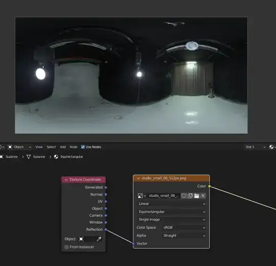 equirectangular setup
