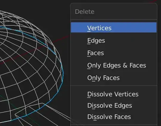 Deleting an edge loop