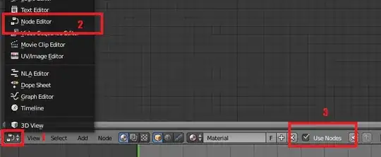 Toggle Node Editor view